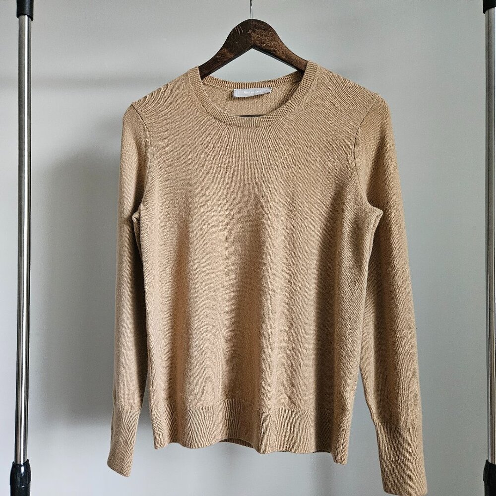 Everlane 100% Cashmere Crew Neck Sweater Camel - Size S